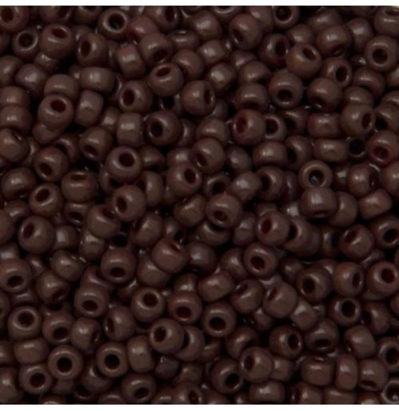 Margele de nisip Miyuki 8/0 0409 Opaque Chocolate