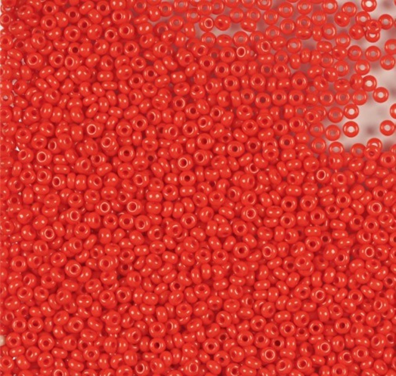 50gr Preciosa 12/0 19001/93170 Op Lt Red