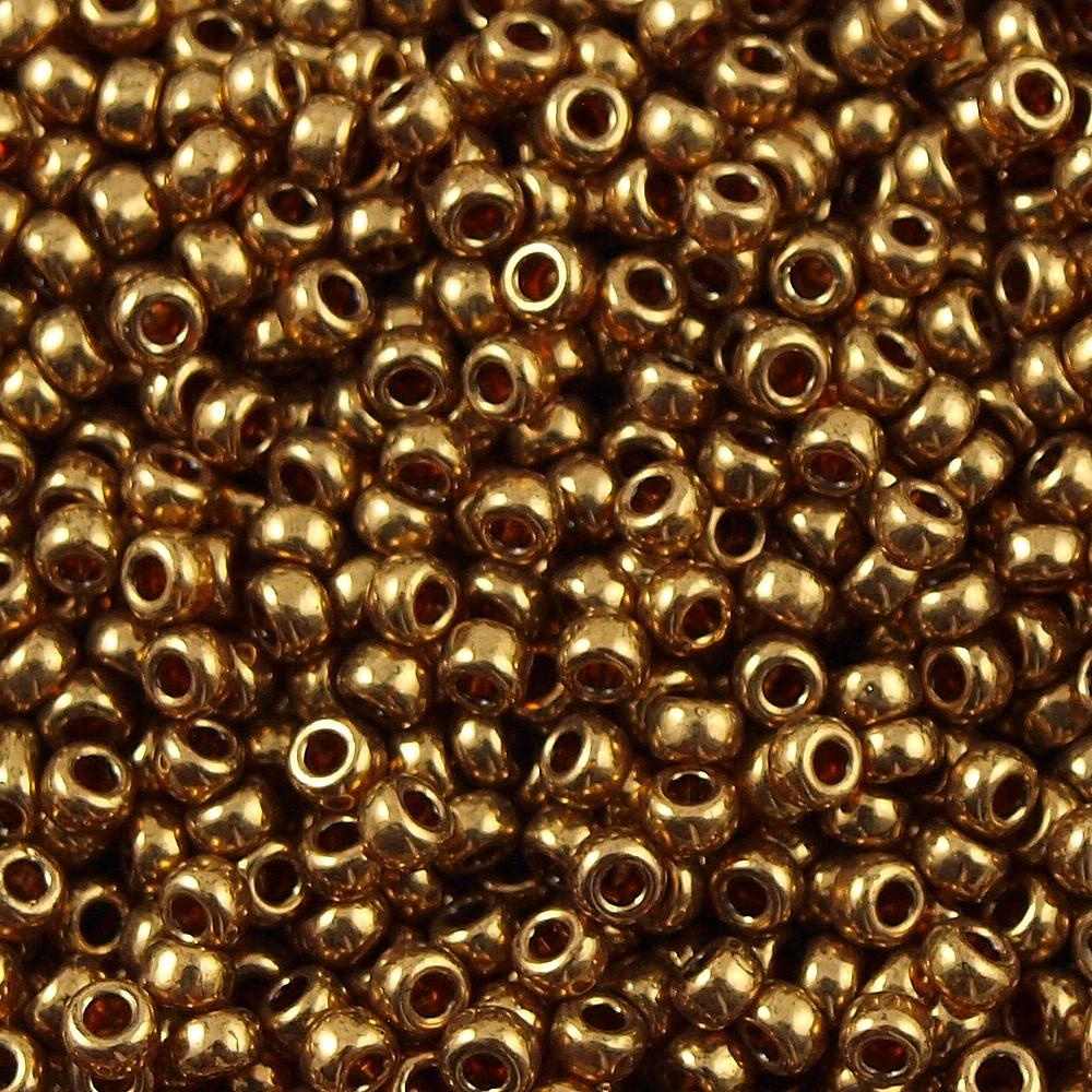Margele de nisip Miyuki 11/0 0457L Metallic Light Bronze — Imaginea 1