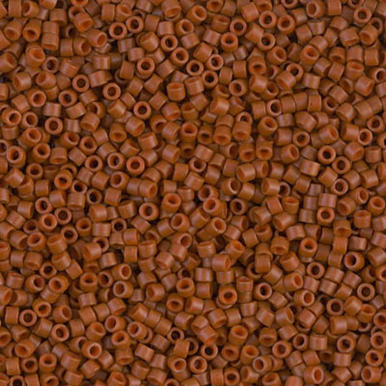 Delica 11/0 DB0794 Opaque Sienna Dyed Matted