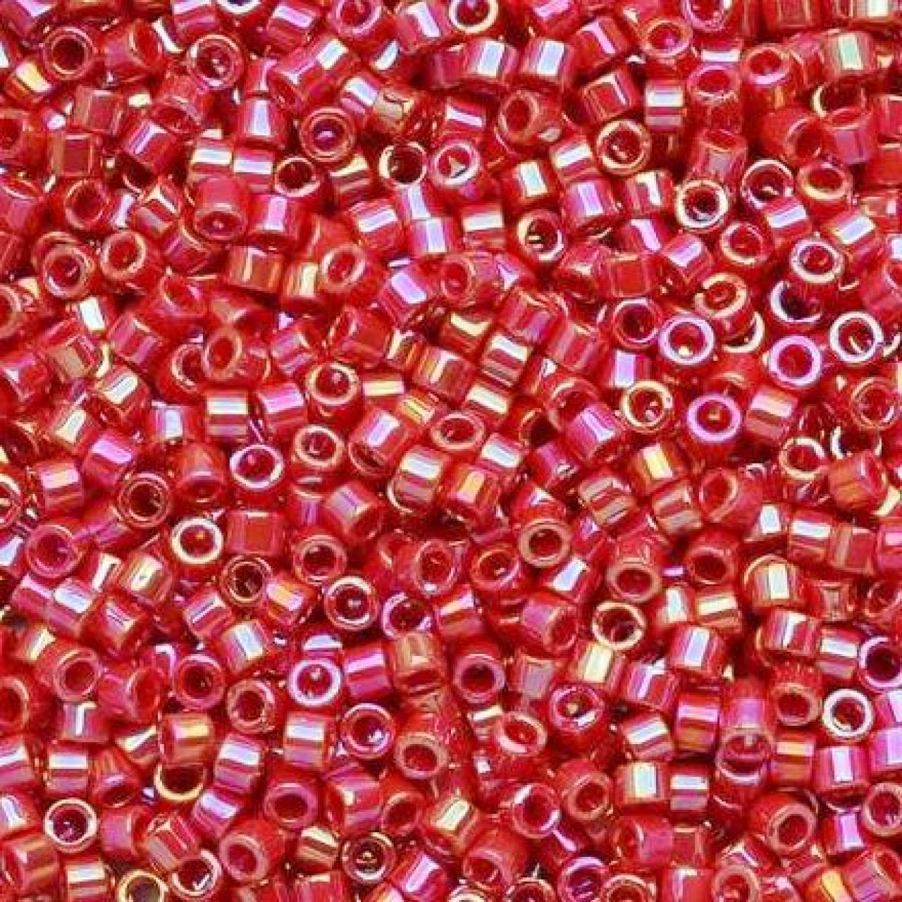 Delica 10/0 DB100162 Opaque Red AB