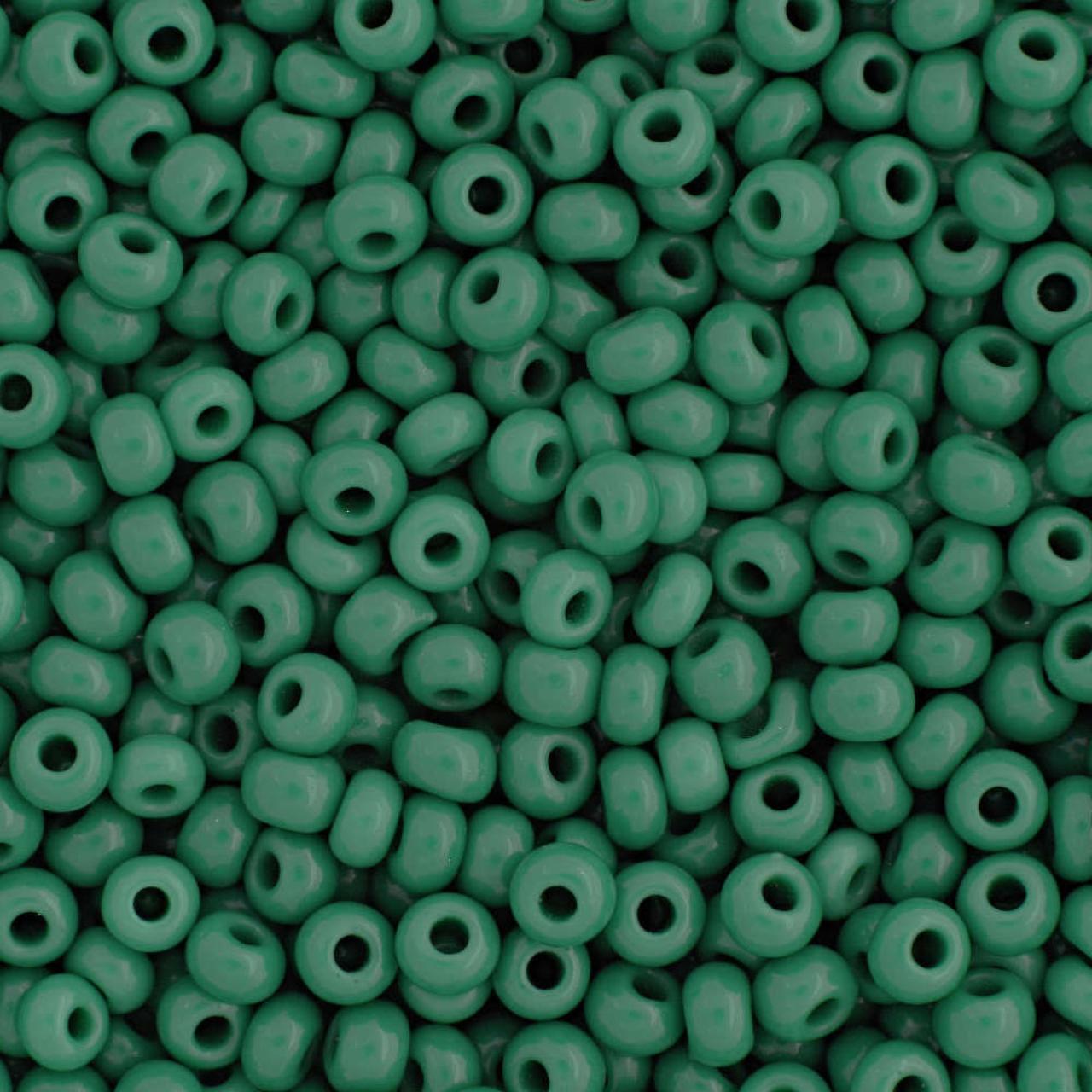 Margele de nisip Preciosa Ornela 8/0 19001/53240 Opaque Forest Green