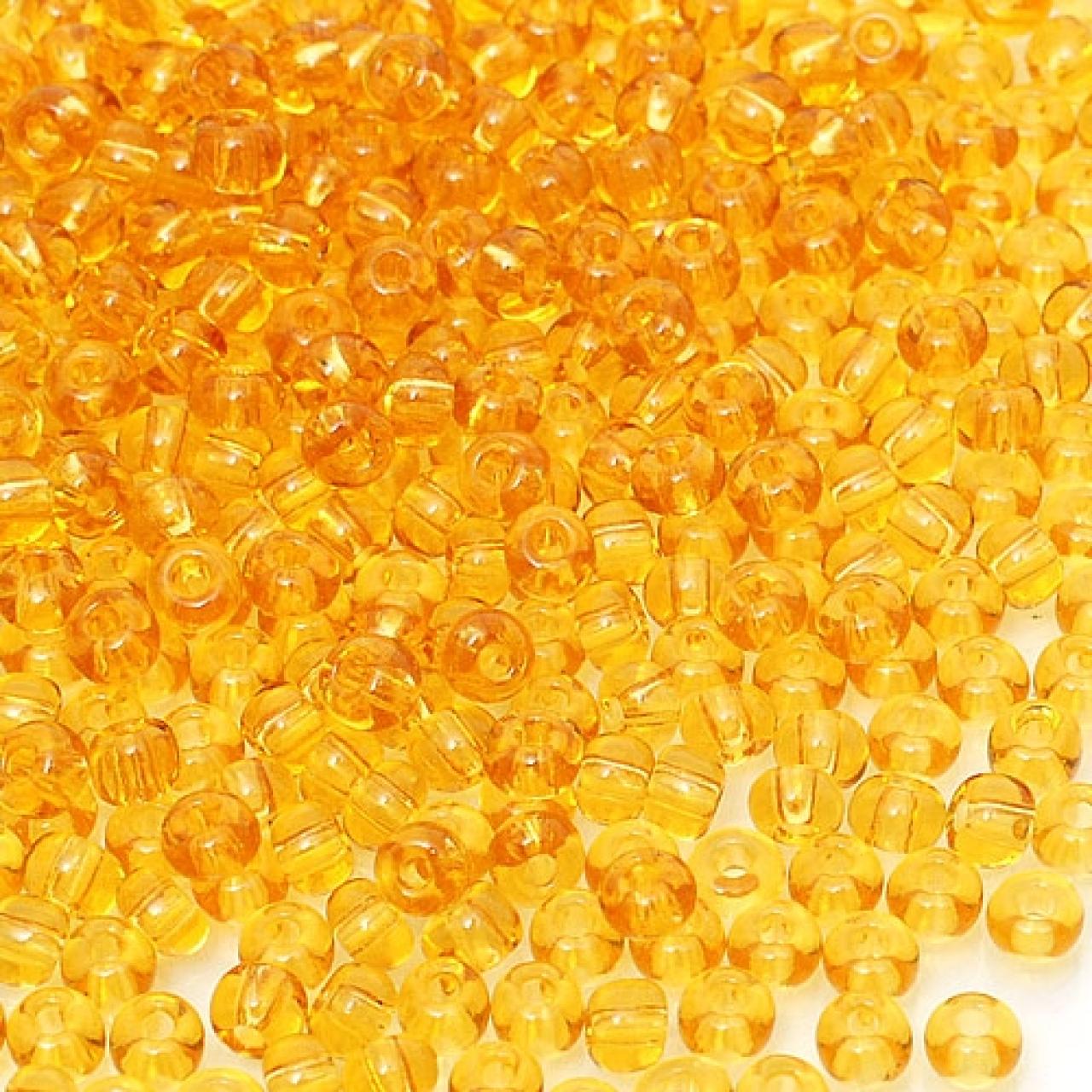 Margele De Nisip Preciosa Ornela 13/0 29001/80060 Transparent Orange