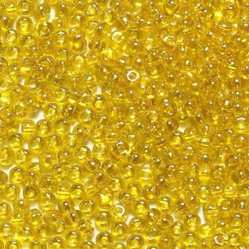 Margele De Nisip Preciosa Ornela 13/0 19001/80010 Transparent Yellow Crystal — Imaginea 1