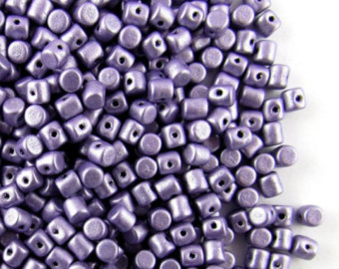 Minos Par Puca Metallic Suede Purple