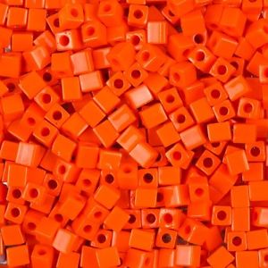 Miyuki Cube 3mm Opaque Orange 0406