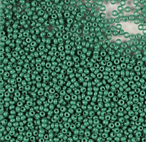 50gr Preciosa 12/0 19001/53240 Op Pine Green — Imaginea 1