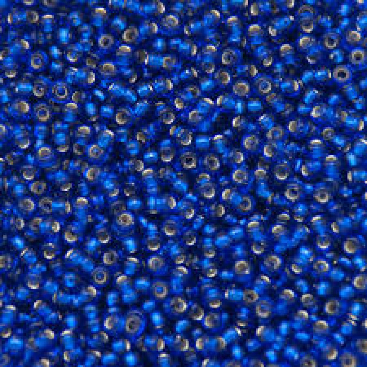 Margele de nisip Miyuki 15/0 0020 Cobalt Silver Lined