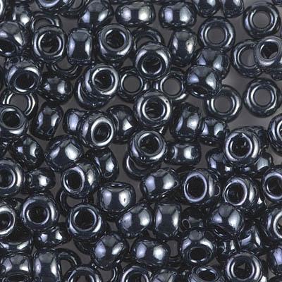 Margele de nisip Miyuki 6/0 0451 Metallic Gunmetal — Imaginea 1