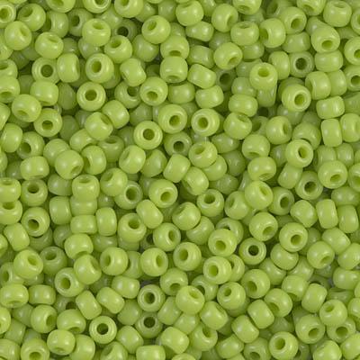 Margele de nisip Miyuki 8/0 0416 Opaque Chartreuse — Imaginea 1