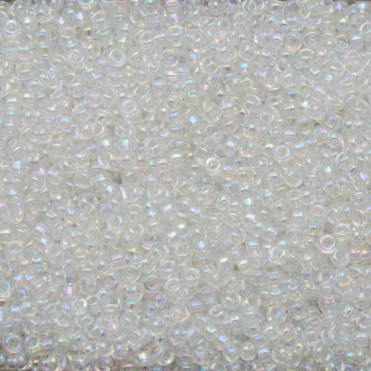 Margele de nisip Miyuki 11/0 0250 Transparent AB Crystal