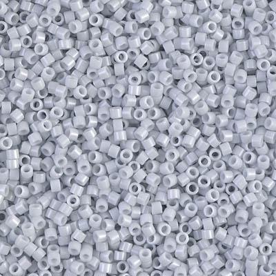 Delica 11/0 DB0209 Opaque Light Grey Luster — Imaginea 1