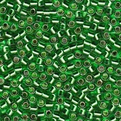Delica 11/0 DB0046 Silver Lined Light Green — Imaginea 1