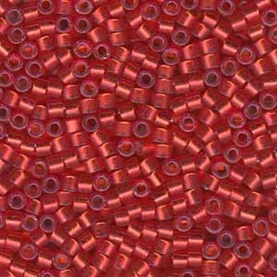Delica 11/0 DB0683 SilverLined-Dark Ruby Half Matted Dyed — Imaginea 1