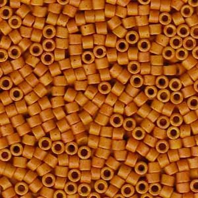 Delica 11/0 DB0653 Opaque Pumkin Dyed — Imaginea 1
