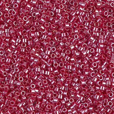 Delica 11/0 DB1564 Opaque Dark Red Luster — Imaginea 1