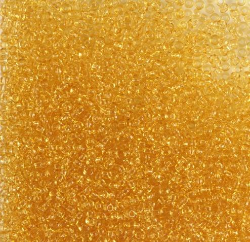 50gr Preciosa 11/0 19001/10050 Transp Topaz — Imaginea 1