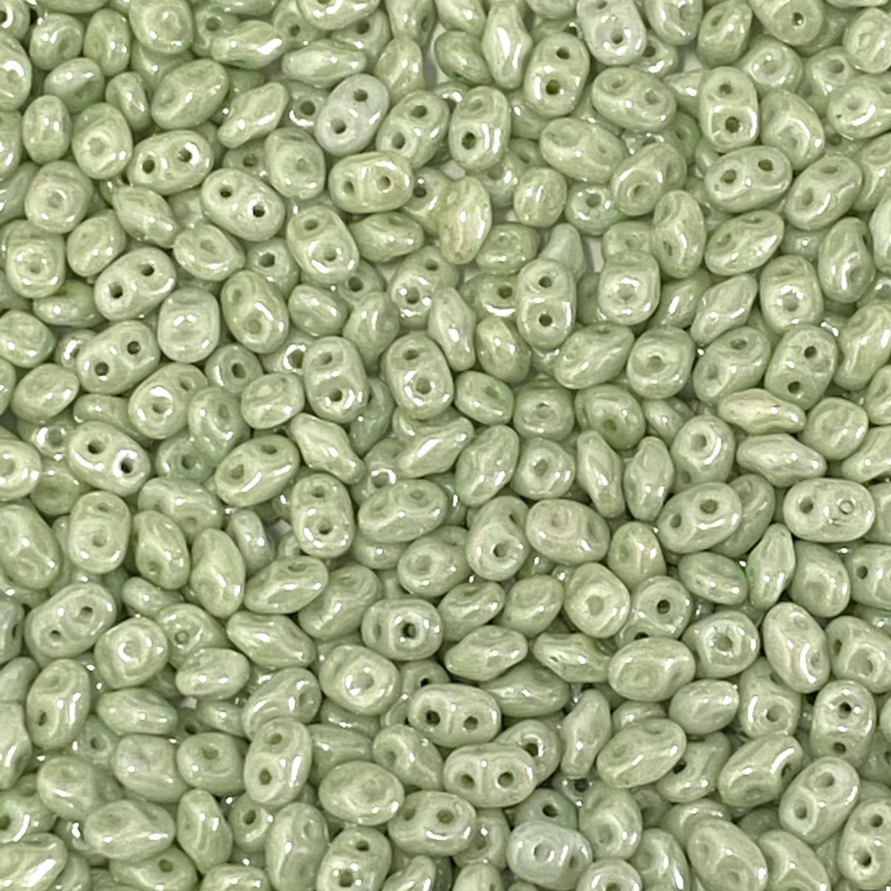 Superduo Chalk Light Green Luster LS03000