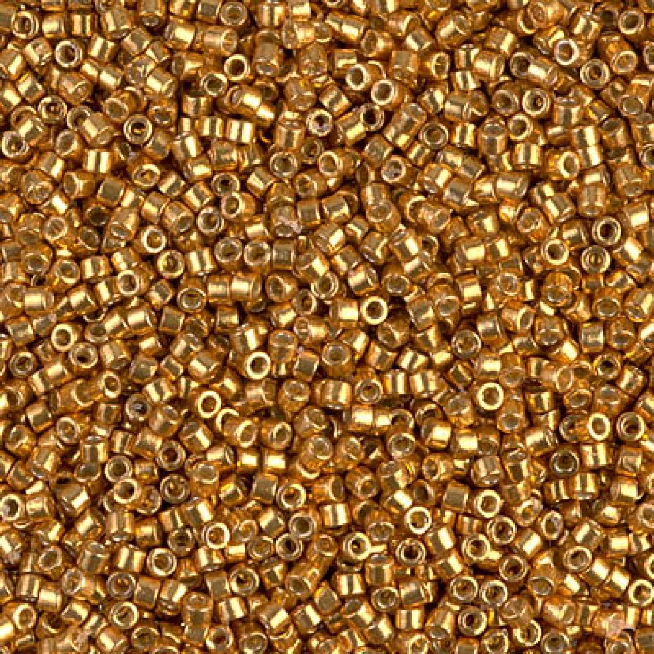 Delica 11/0 DB1833 Duracoat Galvanized Yellow Gold