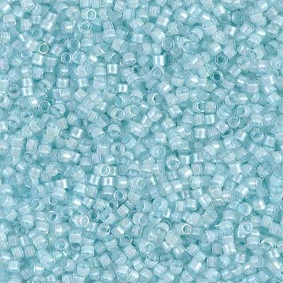 Delica 11/0 DB0078 Lined Aqua Mist — Imaginea 1