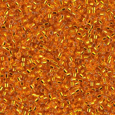 Delica 11/0 DB0045 Silver Lined Orange — Imaginea 1