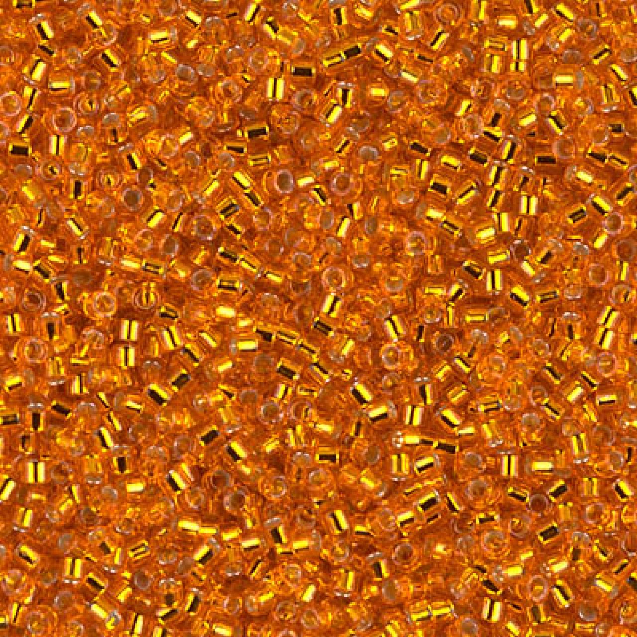 Delica 11/0 DB0045 Silver Lined Orange