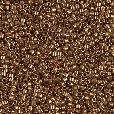 Delica 11/0 DB0022L Metallic Light Bronze — Imaginea 1