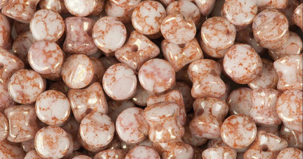 Margele Pellet Alabaster Terracota Red 03000/15495 — Imaginea 1