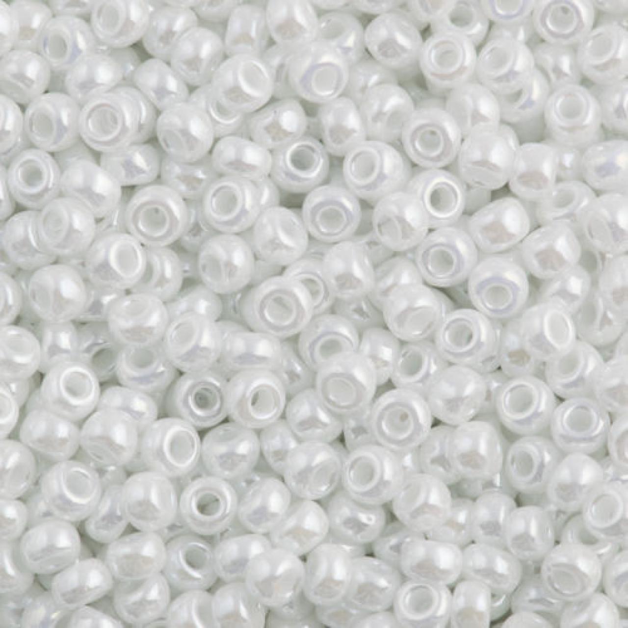 Margele de nisip Miyuki 11/0 0528 Ceylon White Pearl