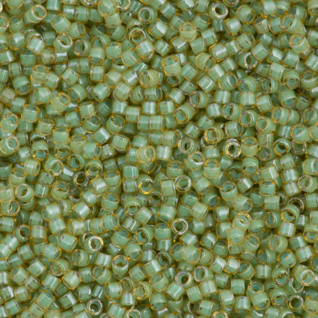Delica 11/0 DB2052 Luminous Asparagus Green — Imaginea 1