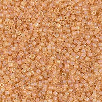 Delica 11/0 DB0852 Cantaloupe AB Matted — Imaginea 1