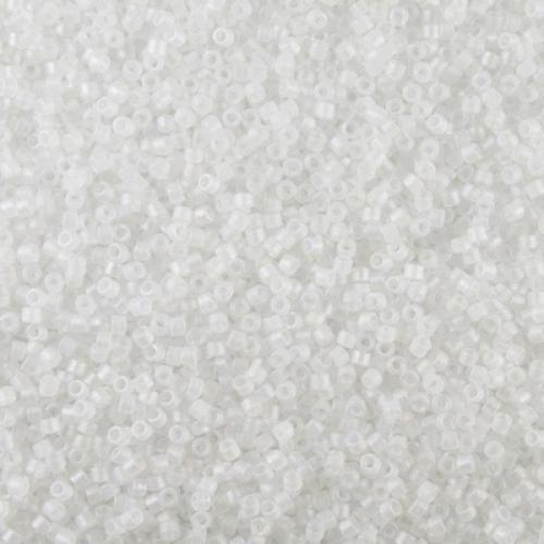Delica 11/0 DB0851 Crystal AB Matted — Imaginea 1