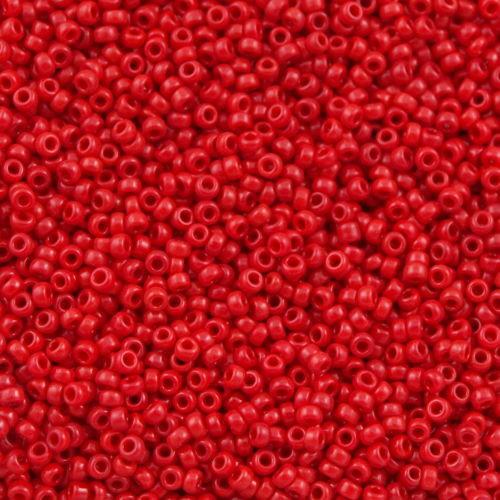 Margele de nisip Miyuki 11/0 Opaque Red 0407 — Imaginea 1