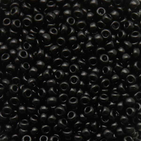 Margele de nisip Miyuki 8/0 0401 Black — Imaginea 1
