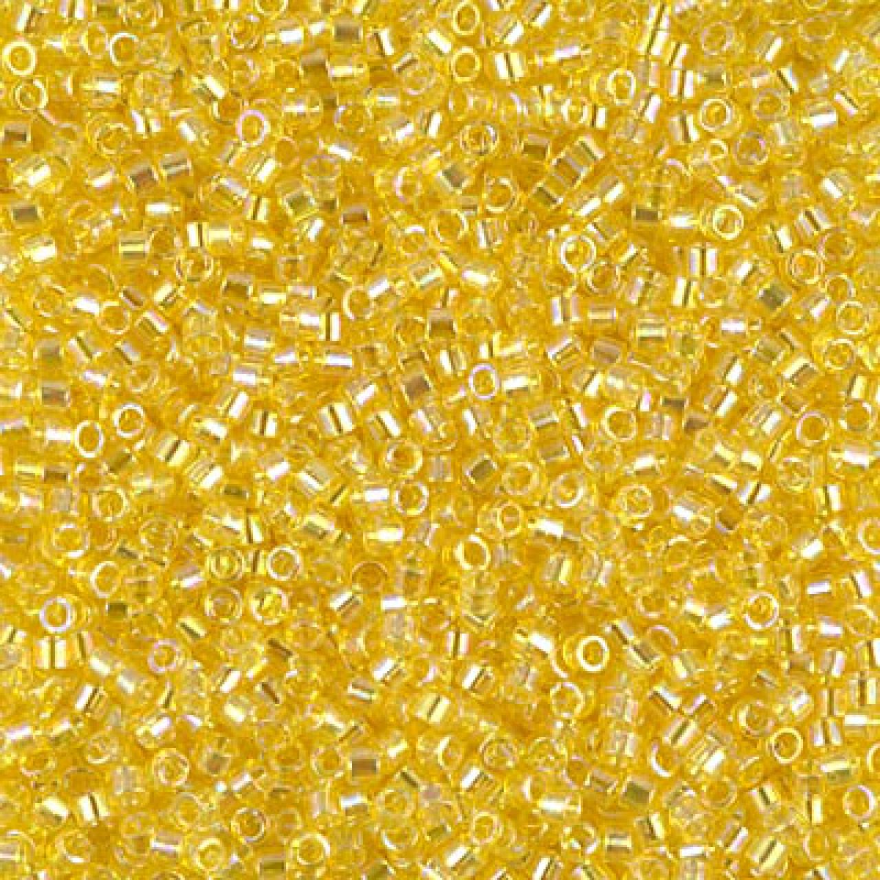 Delica 11/0 DB0171 Transparent Yellow AB