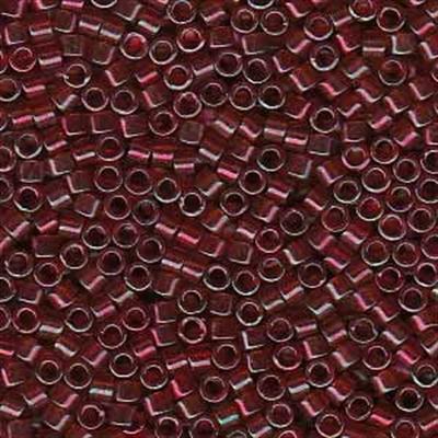 Delica 11/0 DB0105 Gold Luster Transparent Red — Imaginea 1
