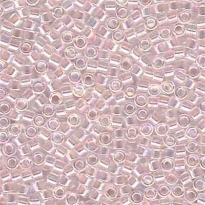 Delica 11/0 DB0082 Lined Lt. Pink AB — Imaginea 1