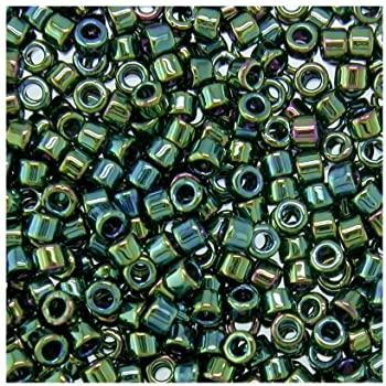 Delica 11/0 DB0003 Green Iris — Imaginea 1