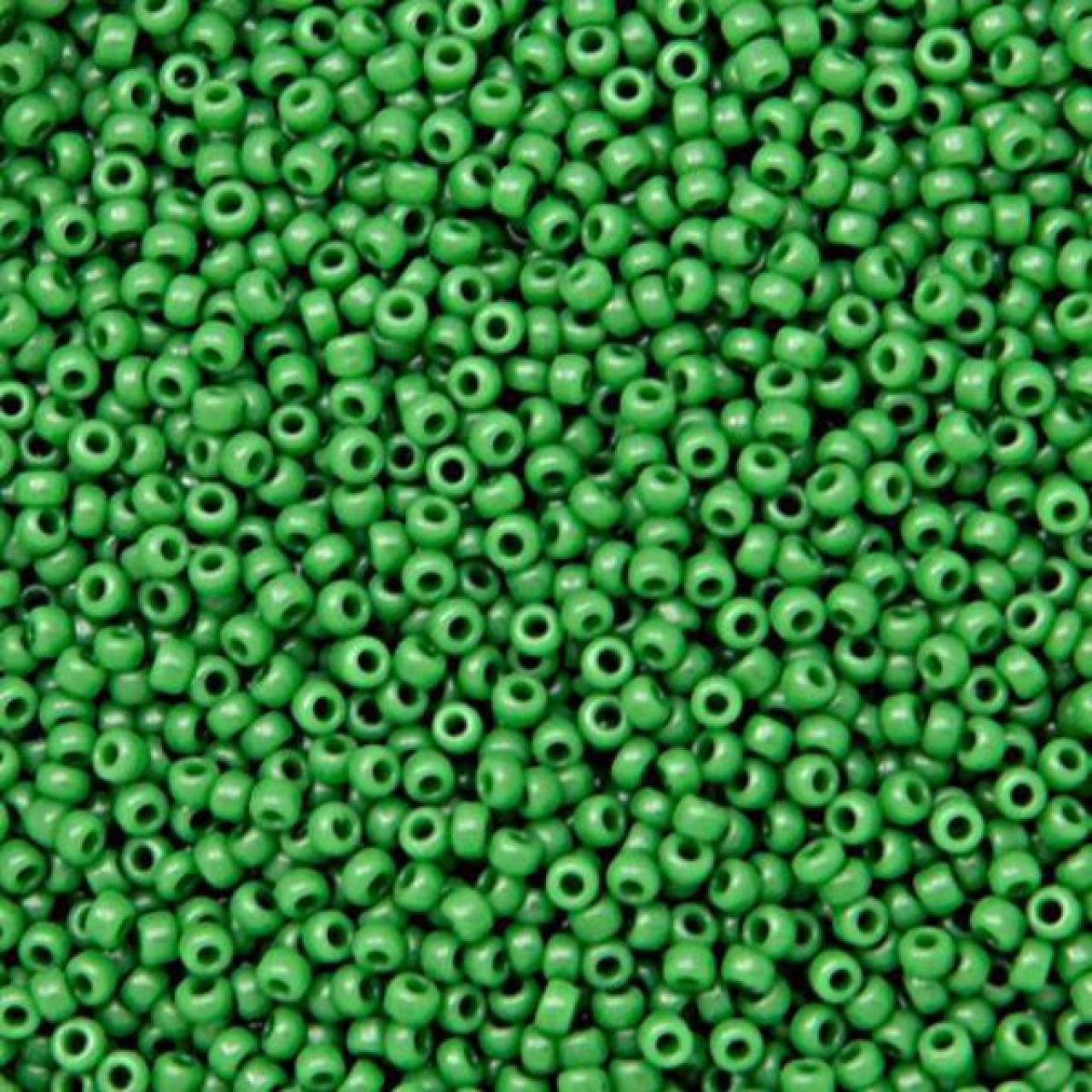 Margele de nisip Miyuki 8/0 Jade Green Opaque 0411