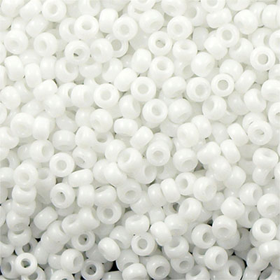 Margele de nisip Miyuki 8/0 White Opaque 0402