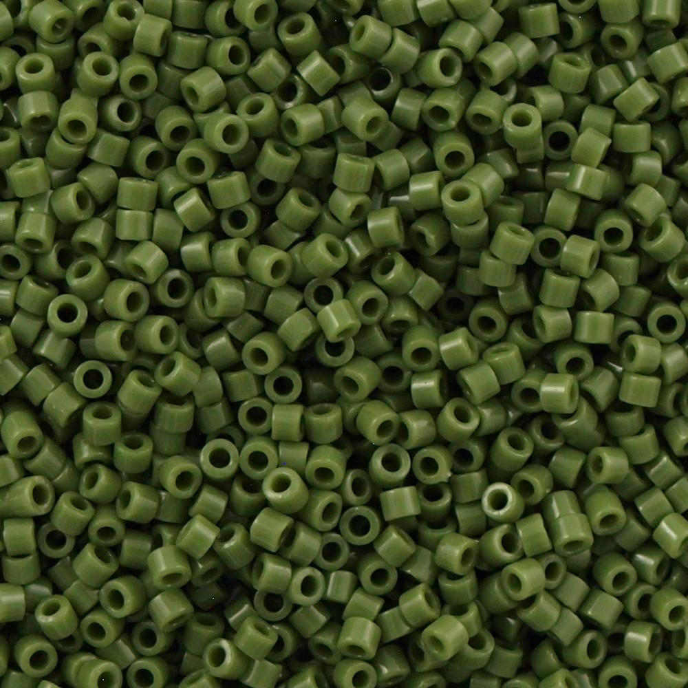 Delica 11/0 DB1135 Opaque Avocado — Imaginea 1