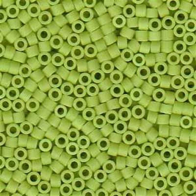 Delica 11/0 DB0763 Opaque Chartreuse Matted — Imaginea 1