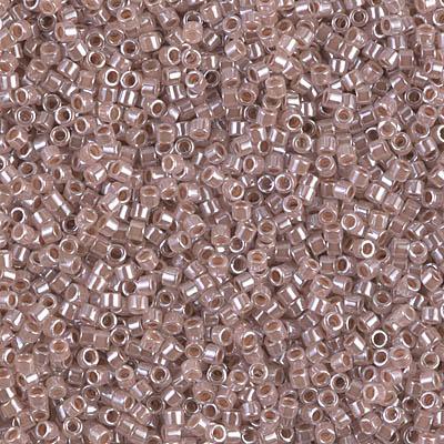 Delica 11/0 DB0256 Lined Crystal Taupe — Imaginea 1