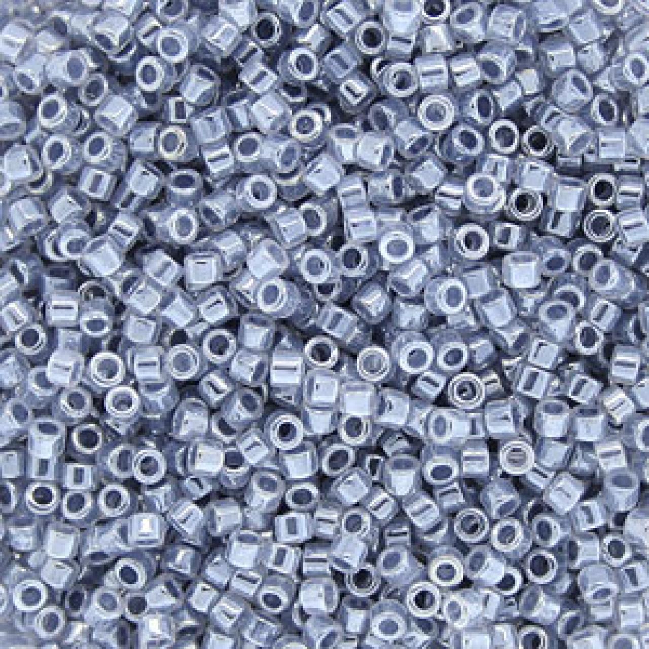 Delica 11/0 DB0242 Lined Crystal Grey