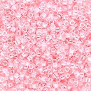 Delica 11/0 DB0234 Lined Crystal Pale Salmon — Imaginea 1
