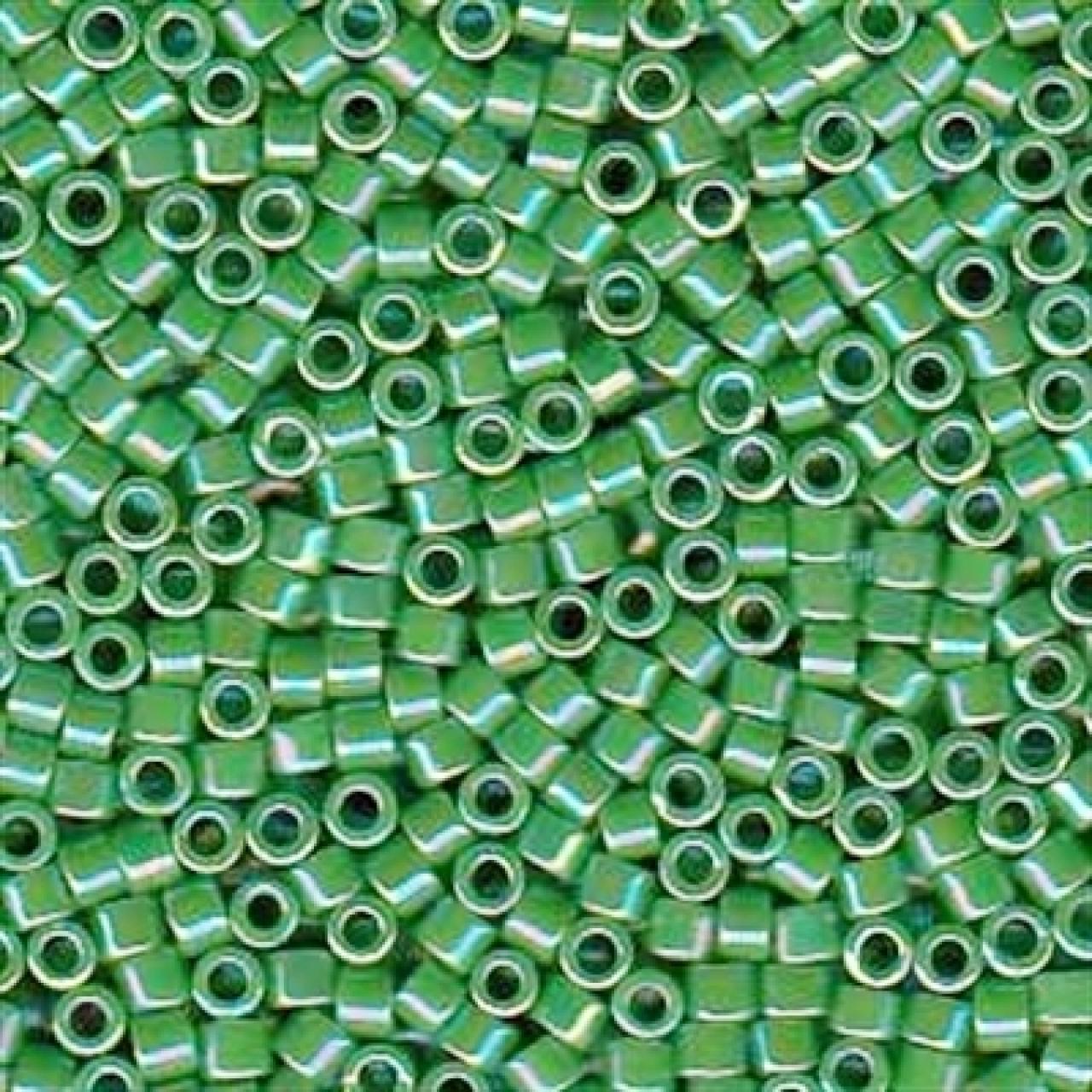 Delica 11/0 DB0163 Opaque Green AB