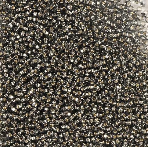 50gr Preciosa 8/0 19001/47010 Silverlined Gray — Imaginea 1