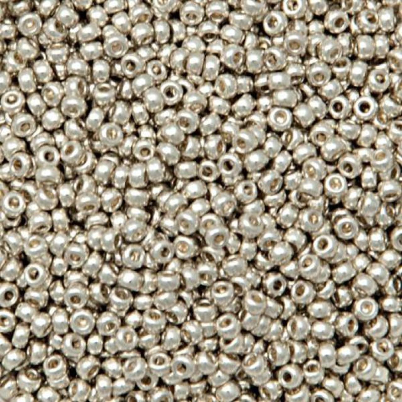 Margele de nisip Miyuki 8/0 4201Duracoat Galvanized Silver