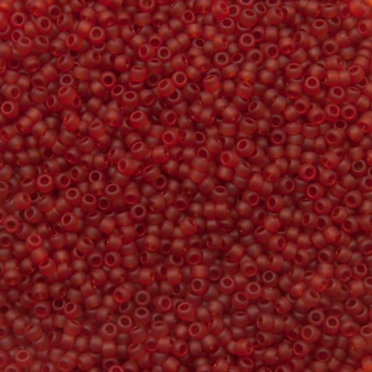 Margele Toho 11/0 0005CF Transparent-Frosted Ruby