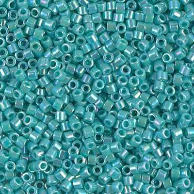 Delica 11/0 DB0166 Opaque Turquoise AB — Imaginea 1
